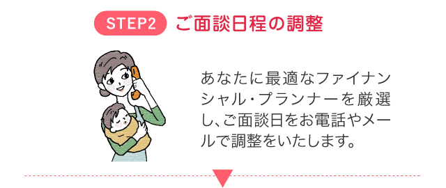 ご面談日程の調整
