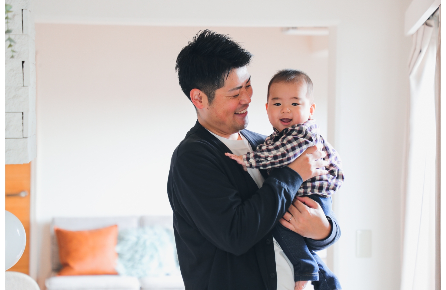 お父さんと子供のイメージ